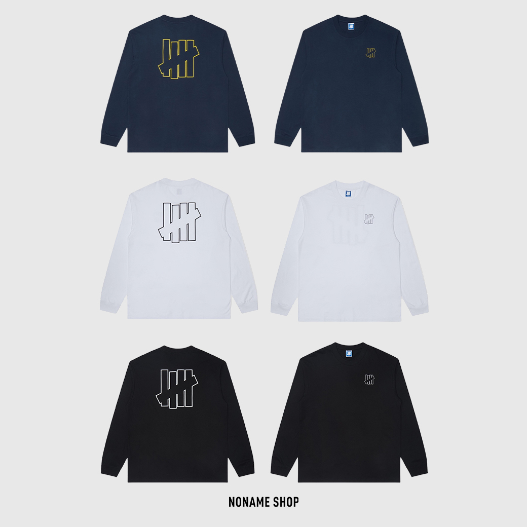 UNDEFEATED FW26 經典 簍空 LOGO 印花 長袖 三色 (男款)