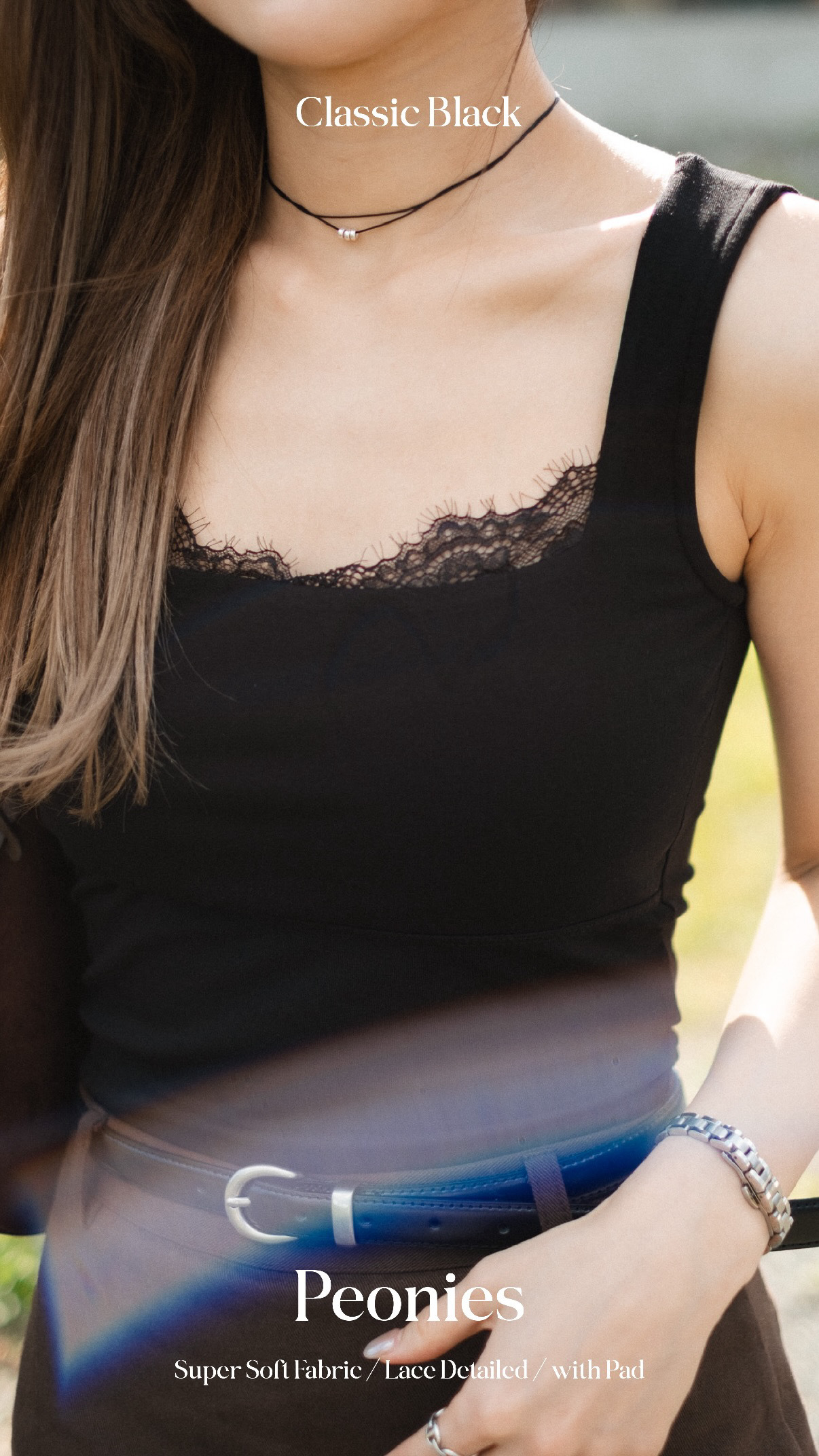 ‹ Clo Made › Peonies Lace Bra Top