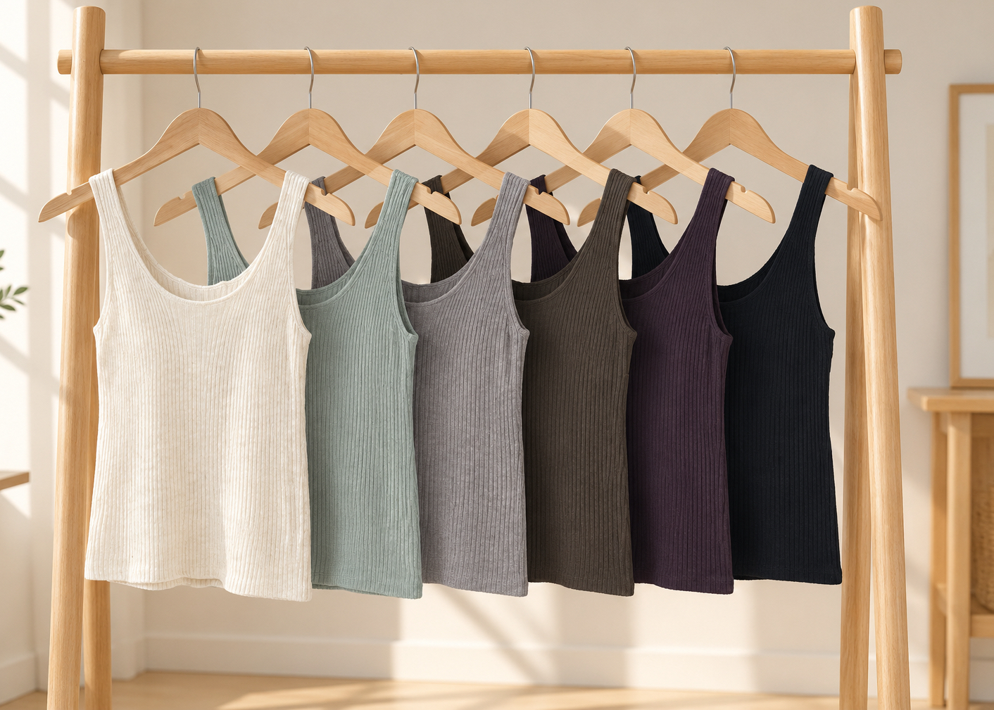 STRAP V NECK KNIT CAMISOLE