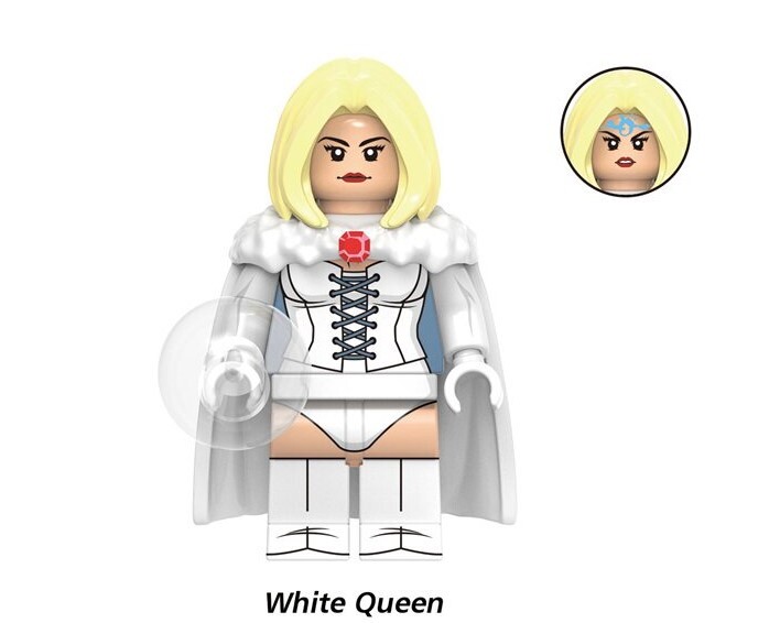 X-Men White Queen Custom Minifigures Fit Lego G0223 GH0956