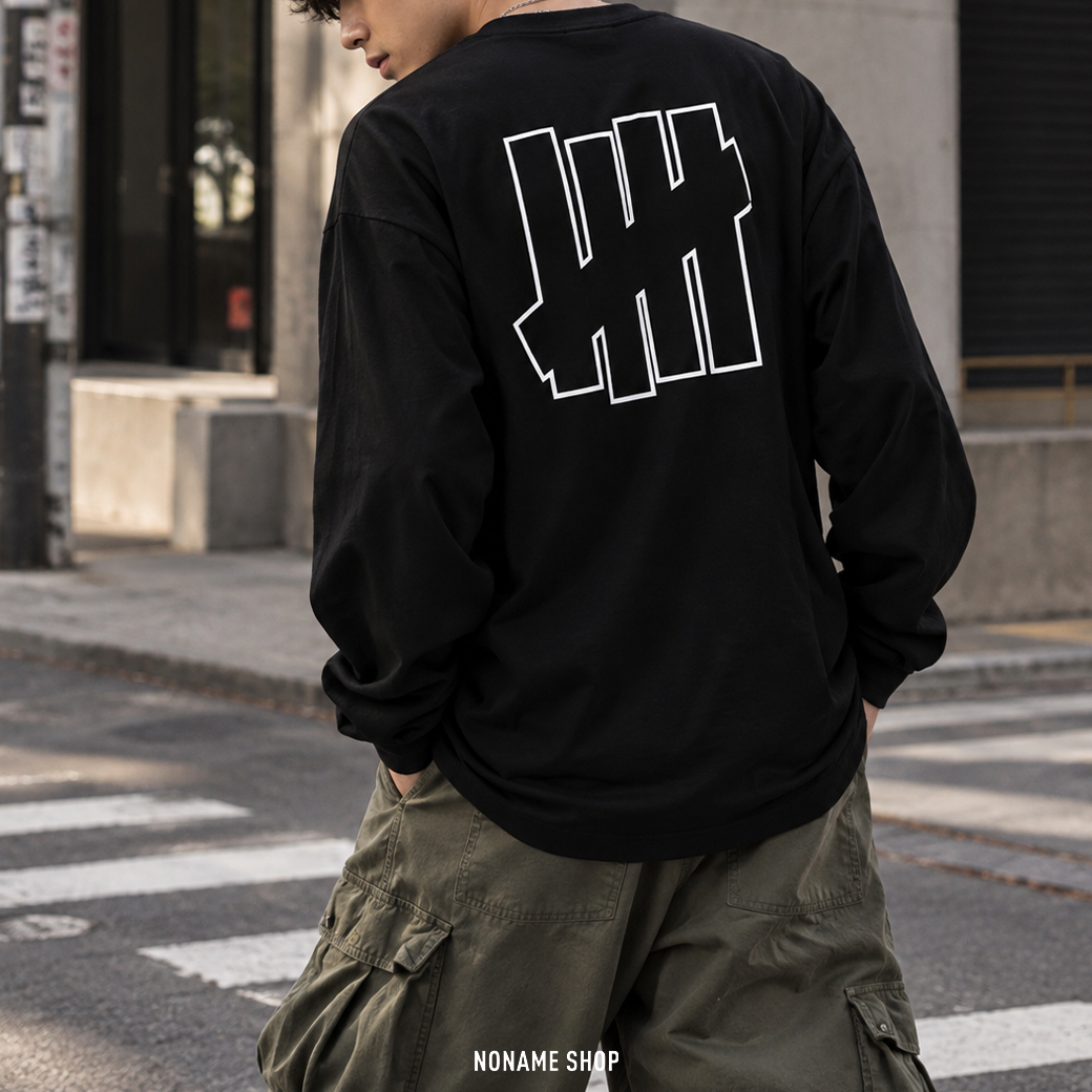 UNDEFEATED FW26 經典 簍空 LOGO 印花 長袖 三色 (男款)