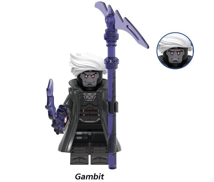 X-Men Gambit Custom Minifigures Fit Lego G0223 GH0959