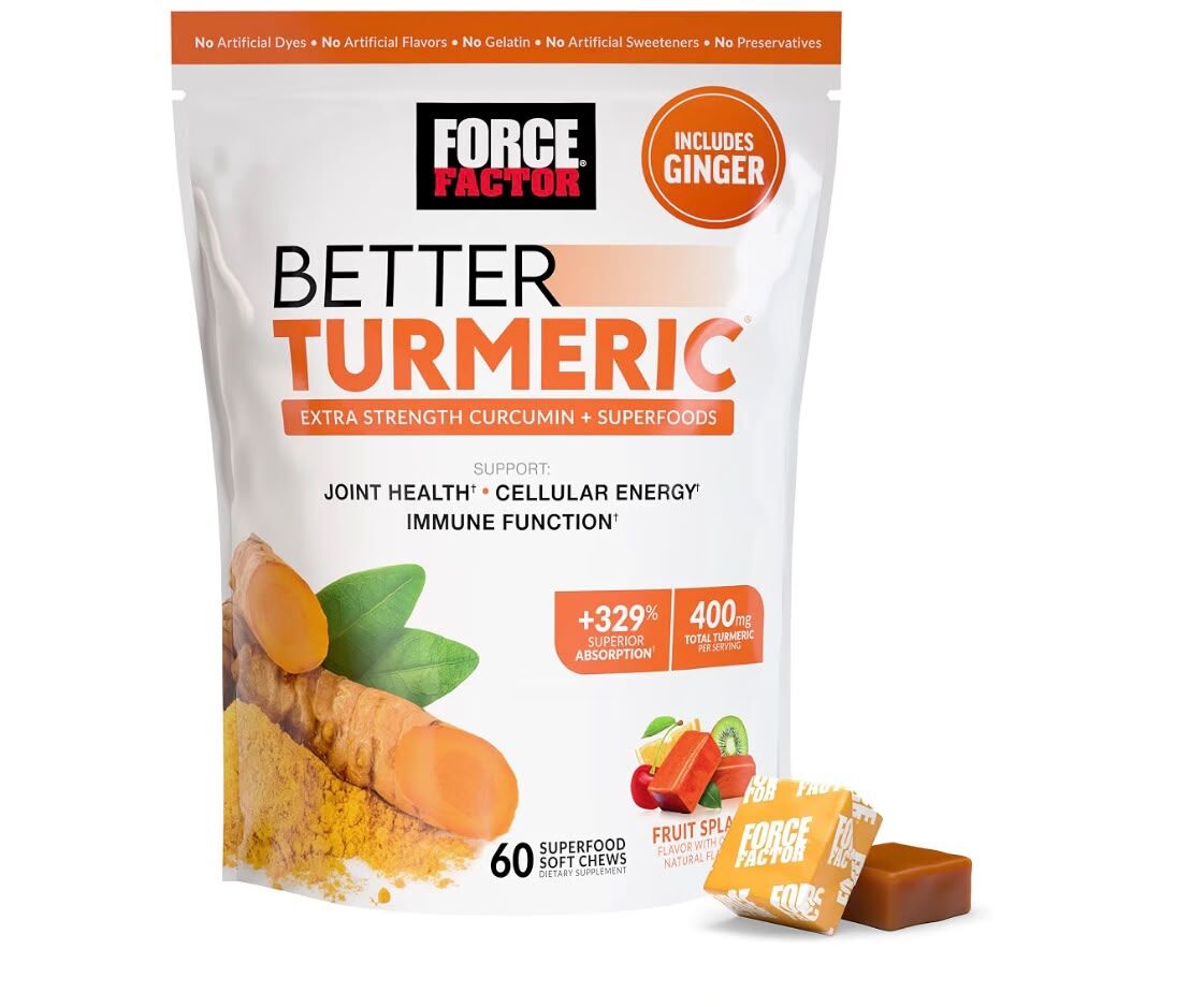 【預購】K100704 Force Factor Better Turmeric 薑黃軟糖