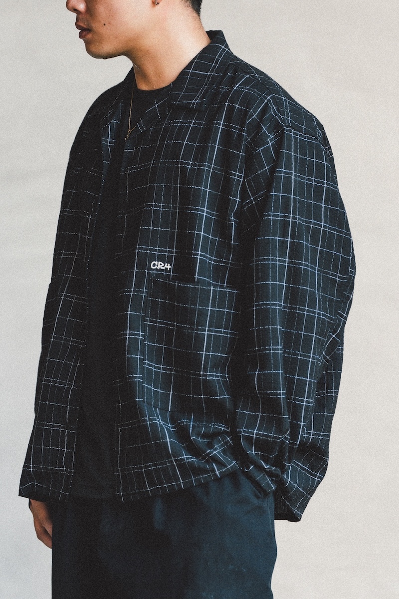 CentralPark.4PM - Graphic Pocket Shirt - Dark Grid