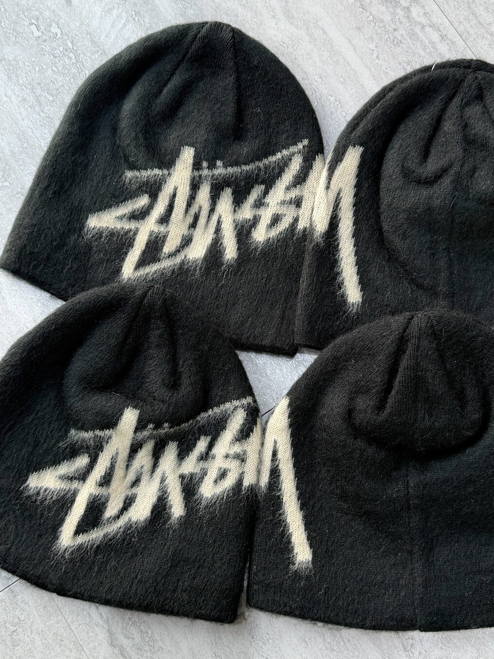 STUSSY BRUSHED OUT STOCK 毛帽