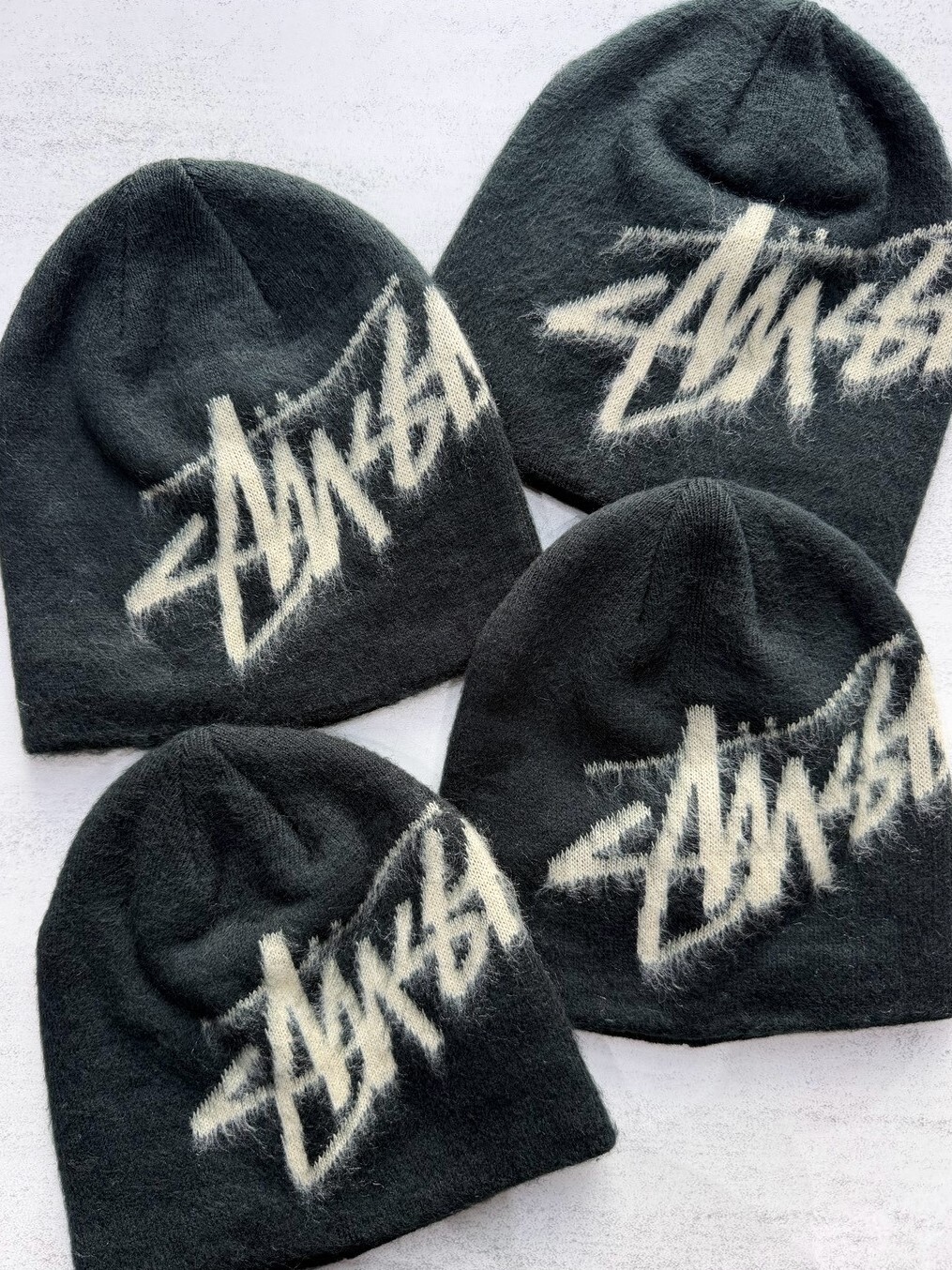 STUSSY BRUSHED OUT STOCK 毛帽