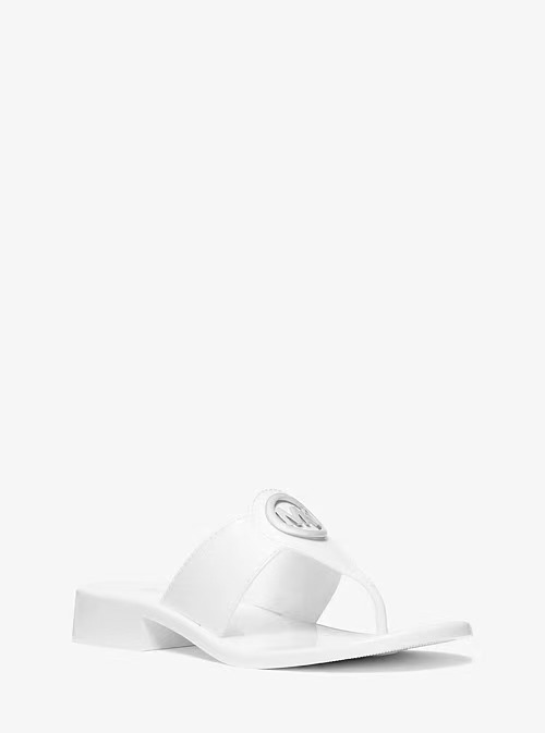 【預購】Michael Kors N100723 Hannah 女裝人字涼拖 (白色)
