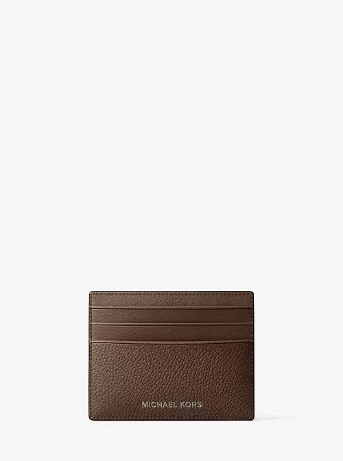 【預購】Michael Kors N100725 Cooper 荔枝紋卡包 (帶透明槽位)