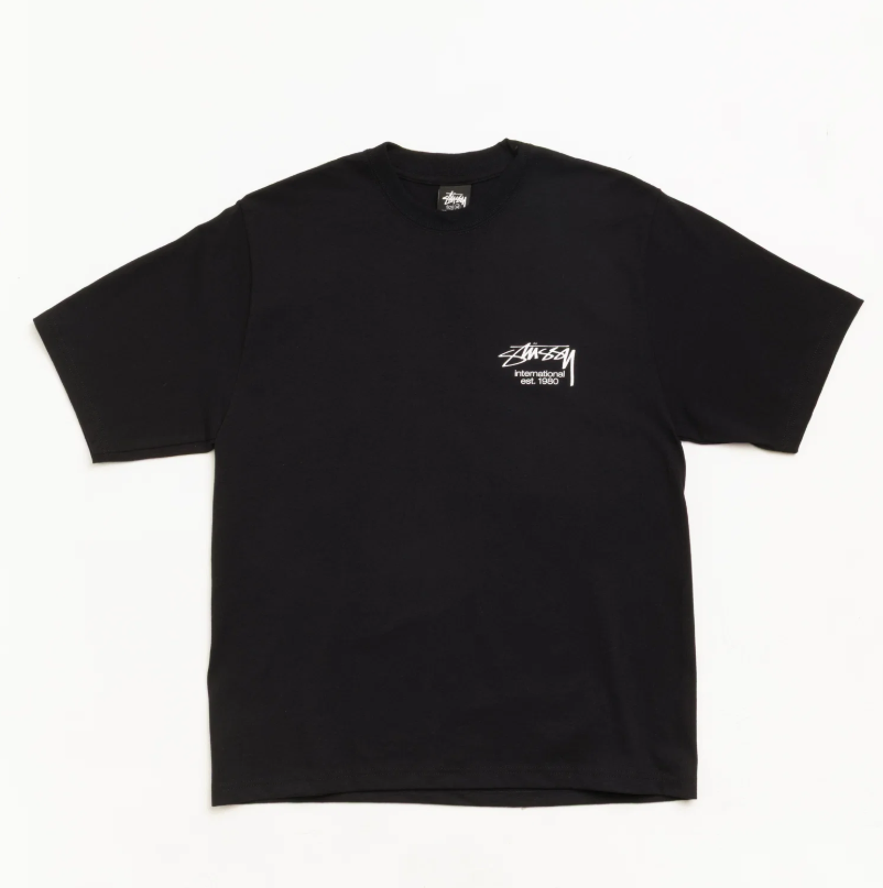 [Instock] STUSSY FW26 DICE CLOCK TEE | BLACK