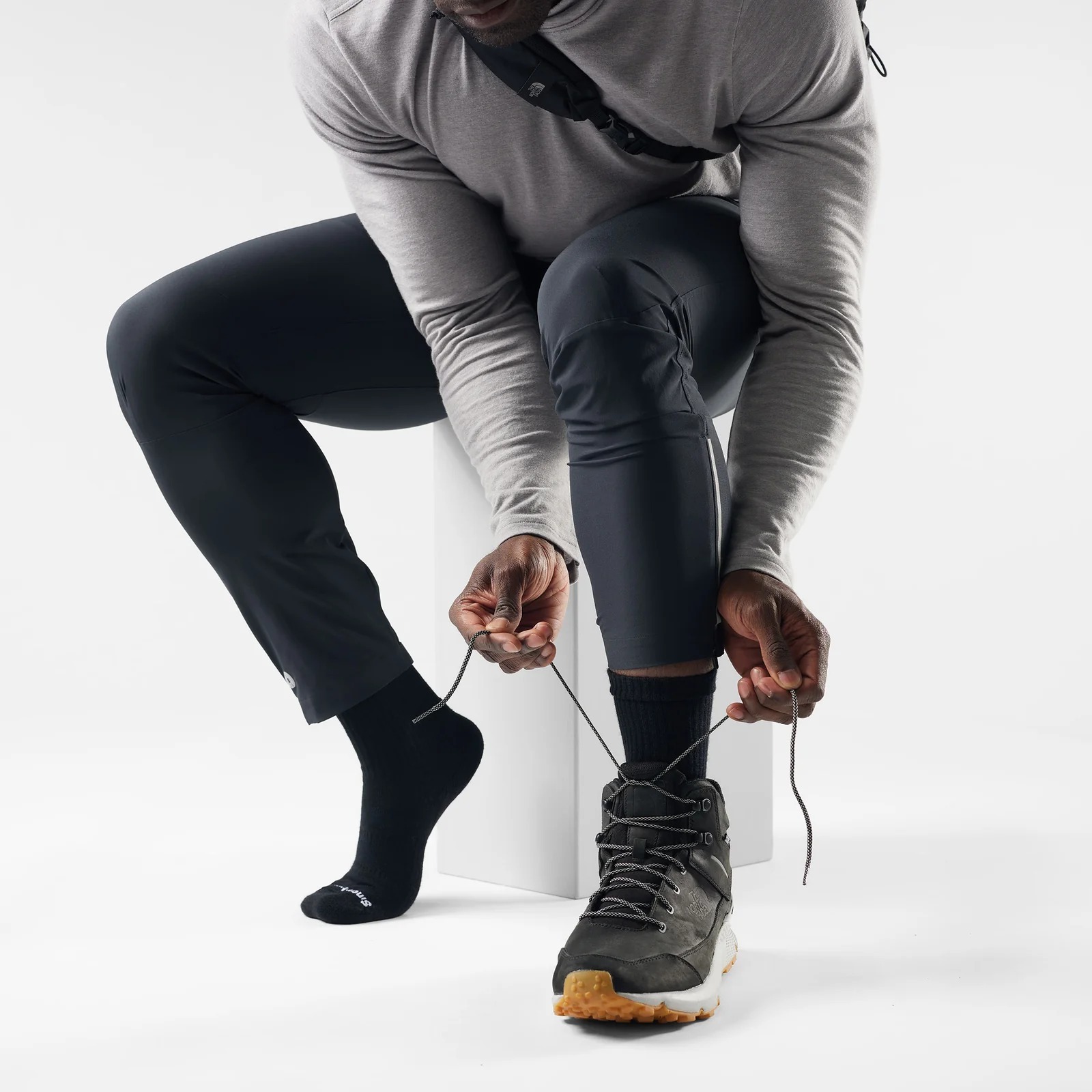 Smartwool 中性 局部輕量減震 EvdAthletic 中長襪 黑色 SW002682001 [HappyOutdoor]