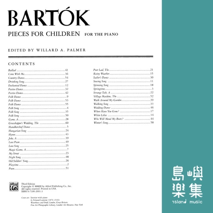 Bartók: Pieces for Children