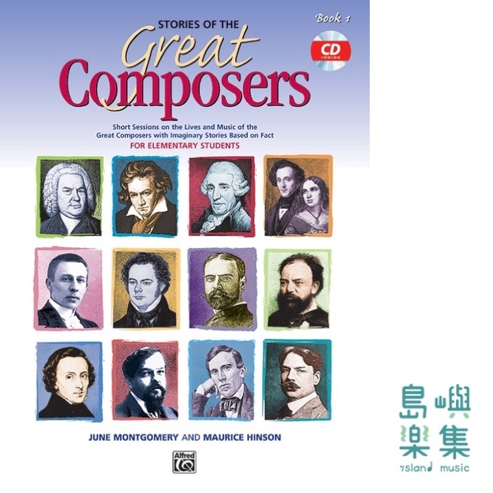 Stories of the Great Composers, Book 1: Piano Book & CD