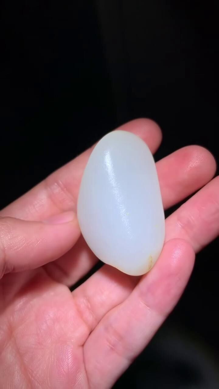 和田玉羊脂玉原籽,天然和田玉軟玉