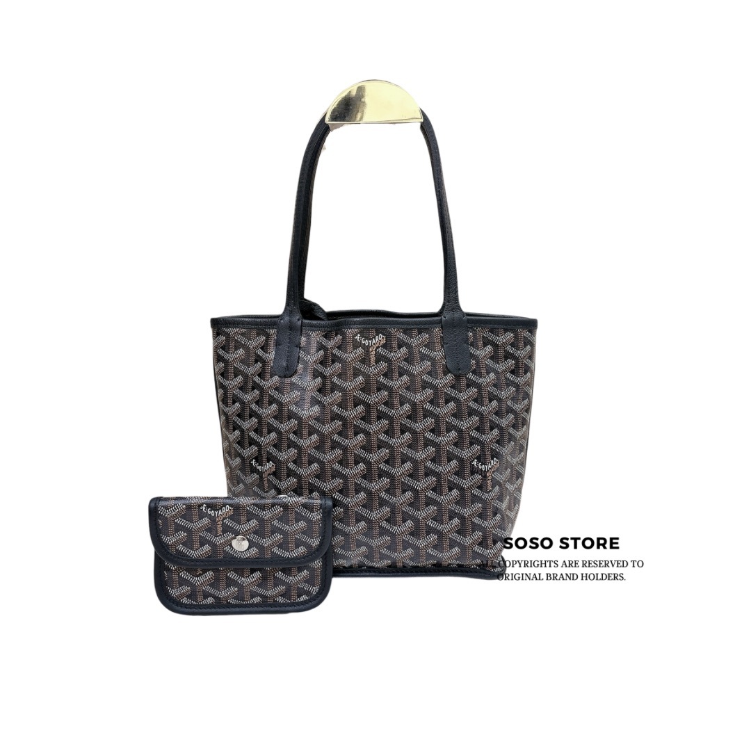 Goyard Anjou Mini - Tan / SHW