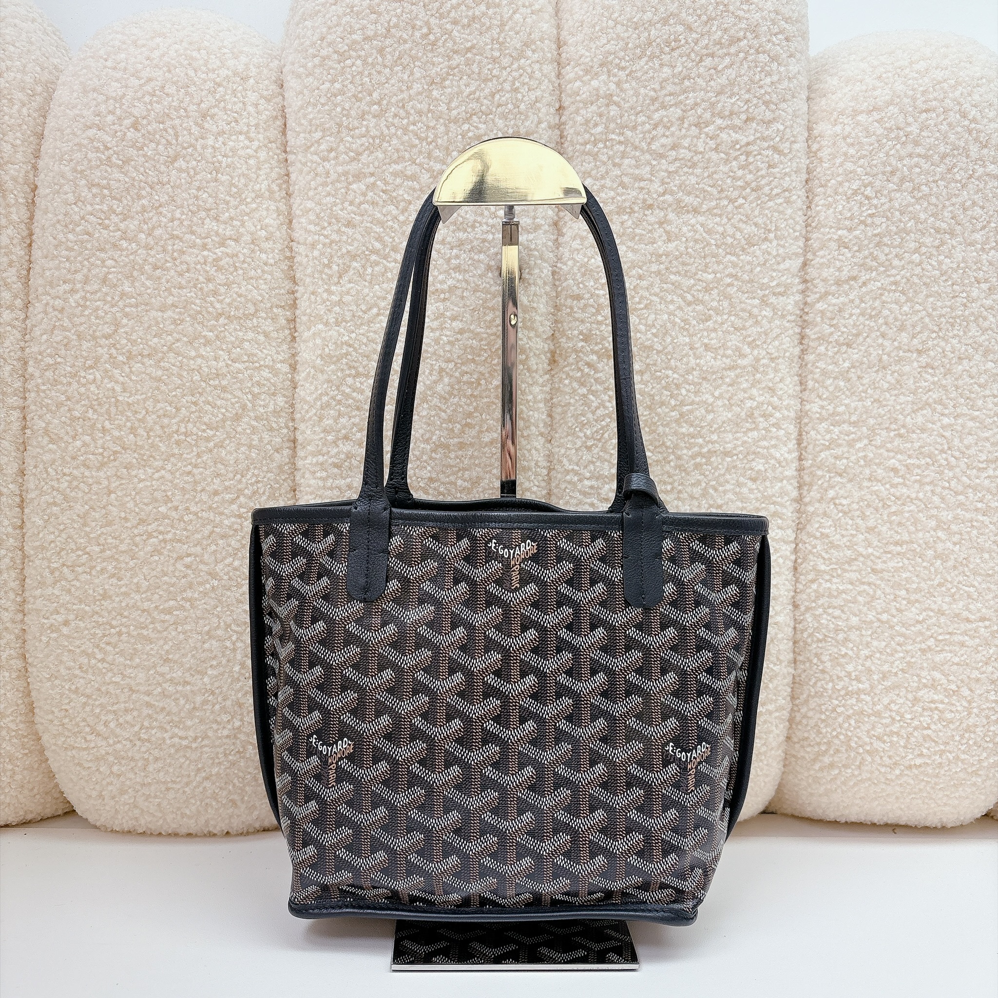 Goyard Anjou Mini - Tan / SHW