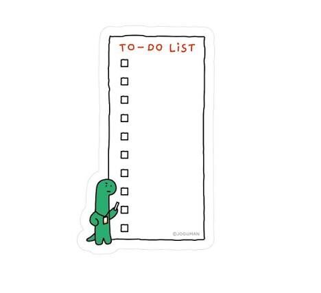 JOGUMAN Memo Pad (TO DO LIST)