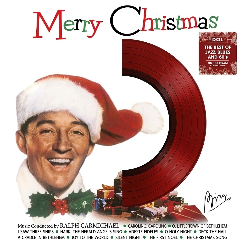Bing Crosby Merry Christmas LP (Red Vinyl)