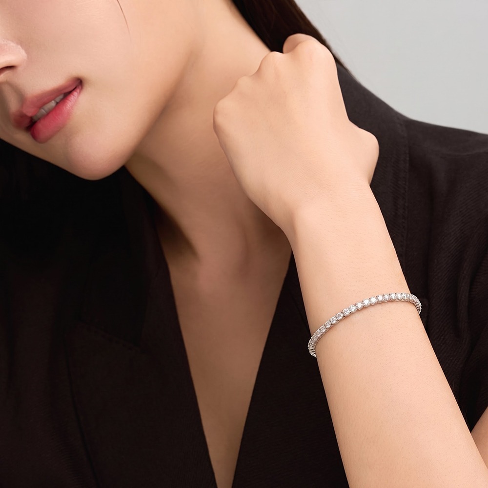【LLOYD】Silver 925 Tennis Bracelet 3mm (K36-K37)