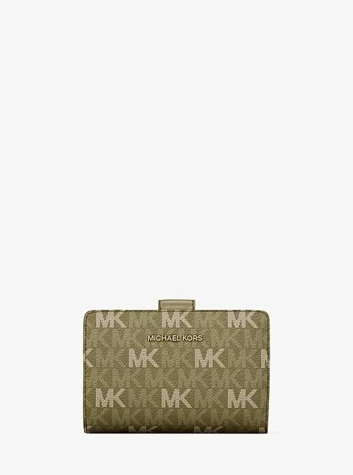 【預購】Michael Kors N100731 老花折疊銀包 (橄欖綠)