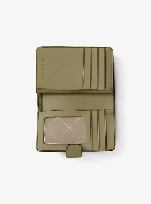 【預購】Michael Kors N100731 老花折疊銀包 (橄欖綠)