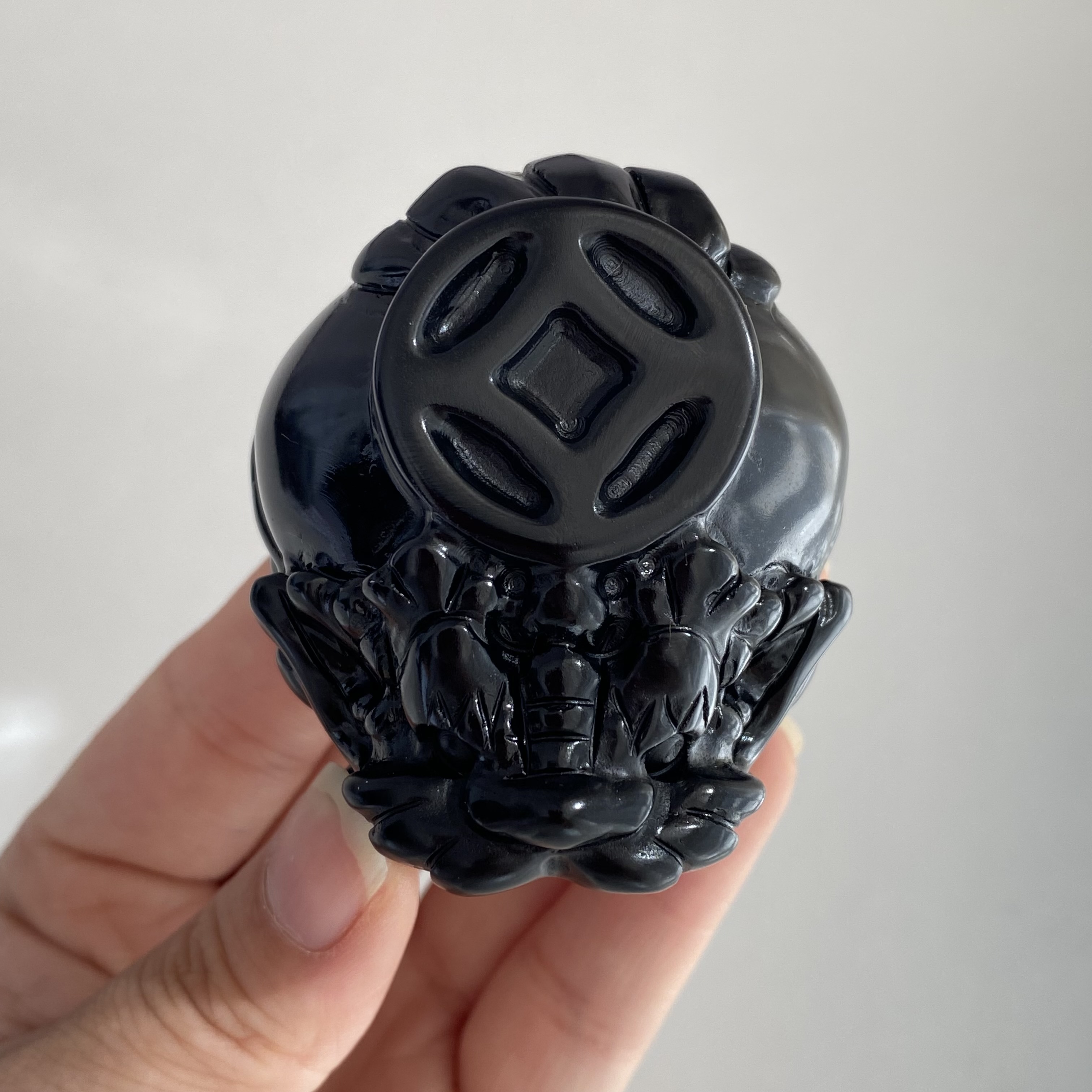 黑曜石錢幣龍龜