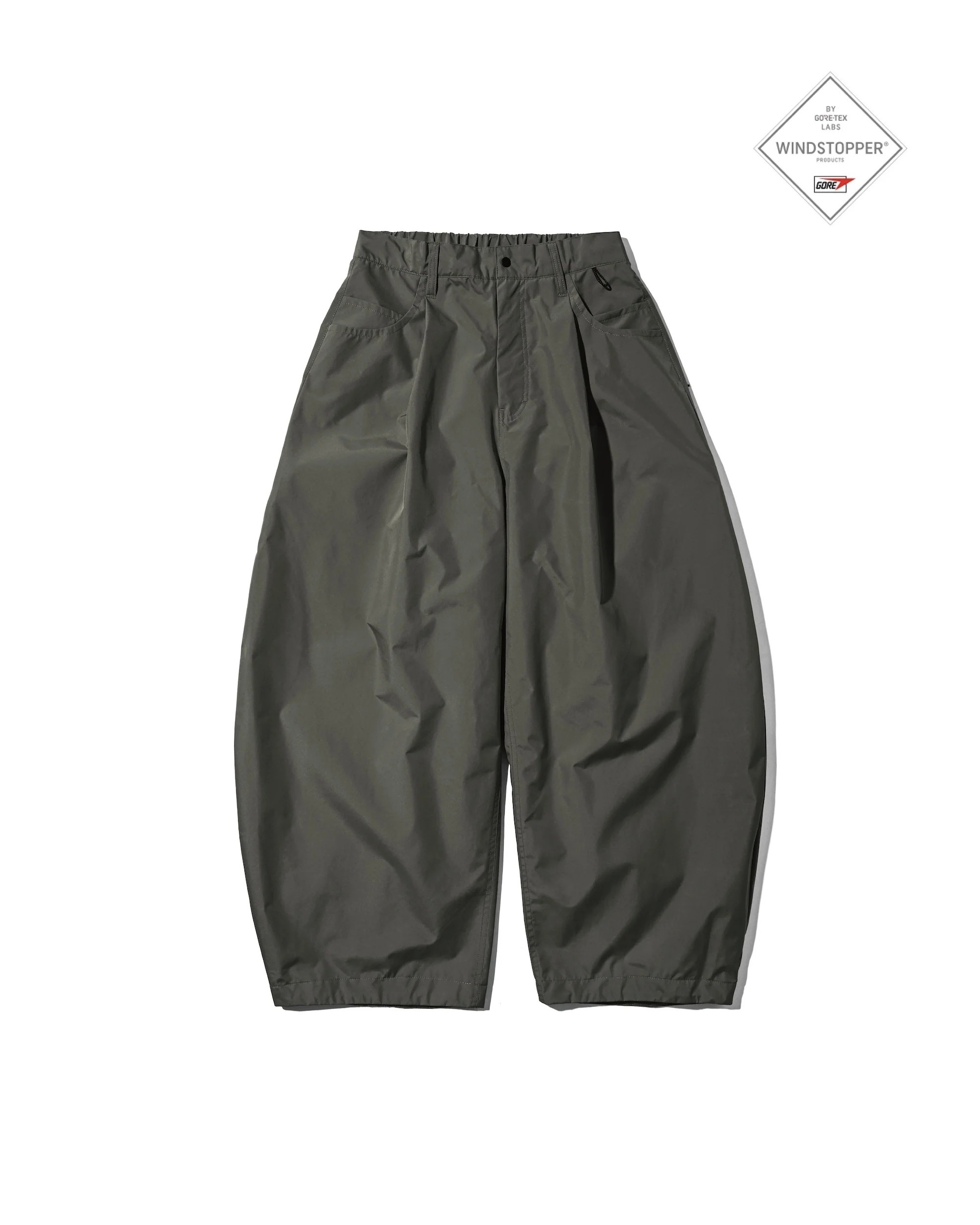 CLESSTE｜+phenix WINDSTOPPER® by GORE-TEX LABS CITY BARREL LEG "ASPHALT GRAY"