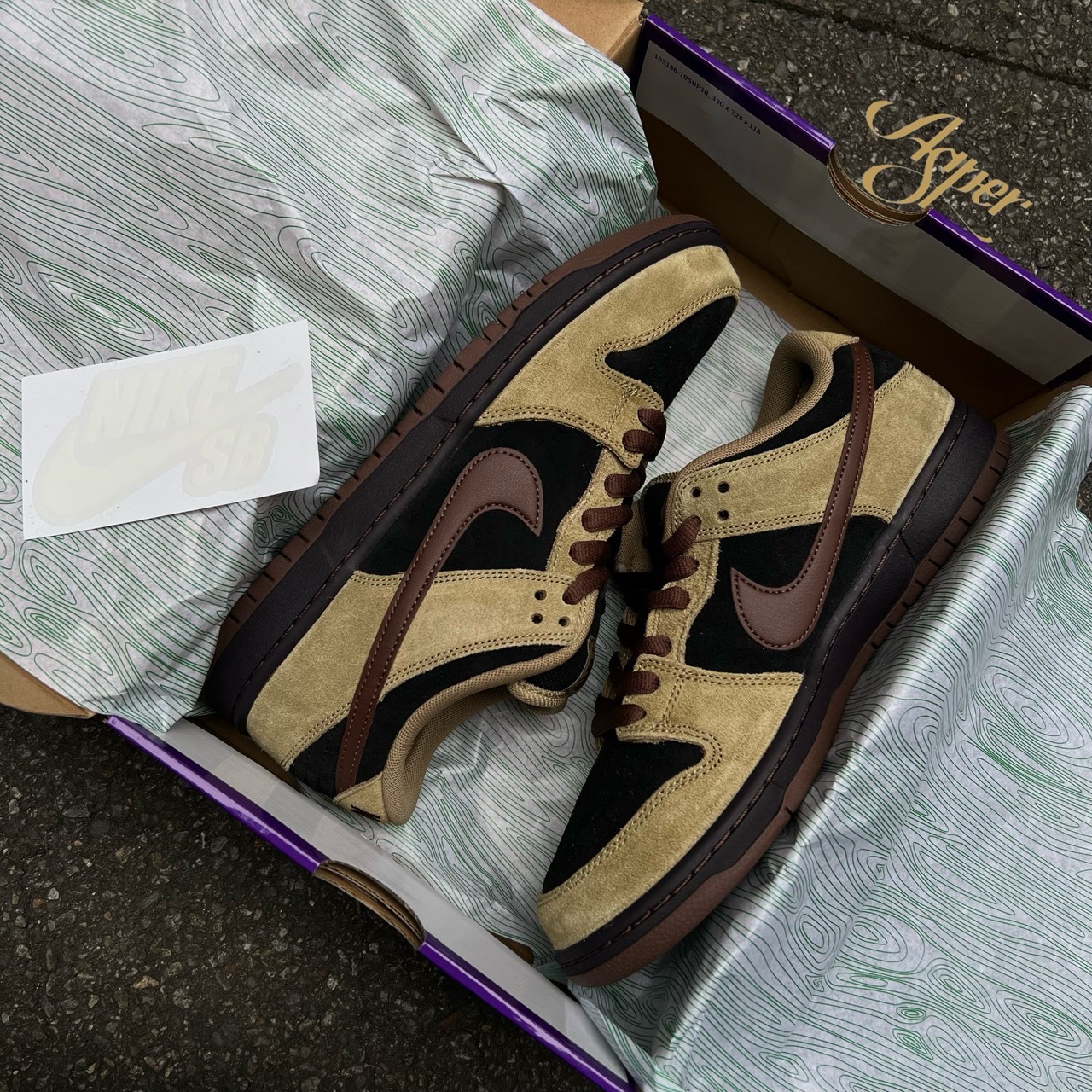 Nike SB Dunk Low Pro ''Filbert Light Chocolate'' 榛果巧克力 HQ1625-201 X