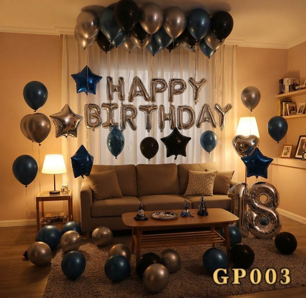 🎂生日氣球套裝GP003👉現貨