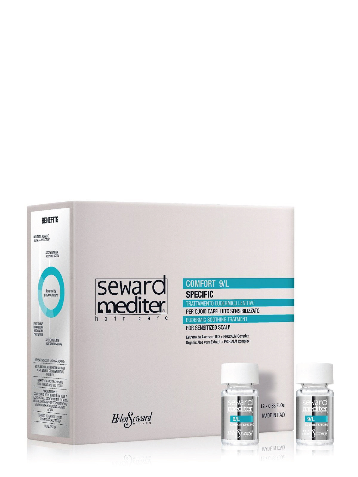 SM - 有機蘆薈抗敏免沖精華素 9L (舒緩頭痕及紅腫情況) 12 x10ml