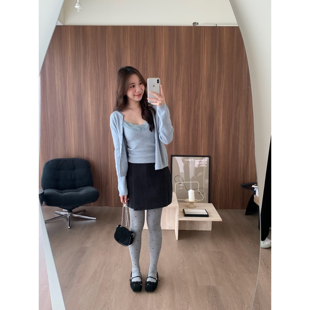 A34 絕美秋日 愛心花紋造型背心＋外套 #7660
