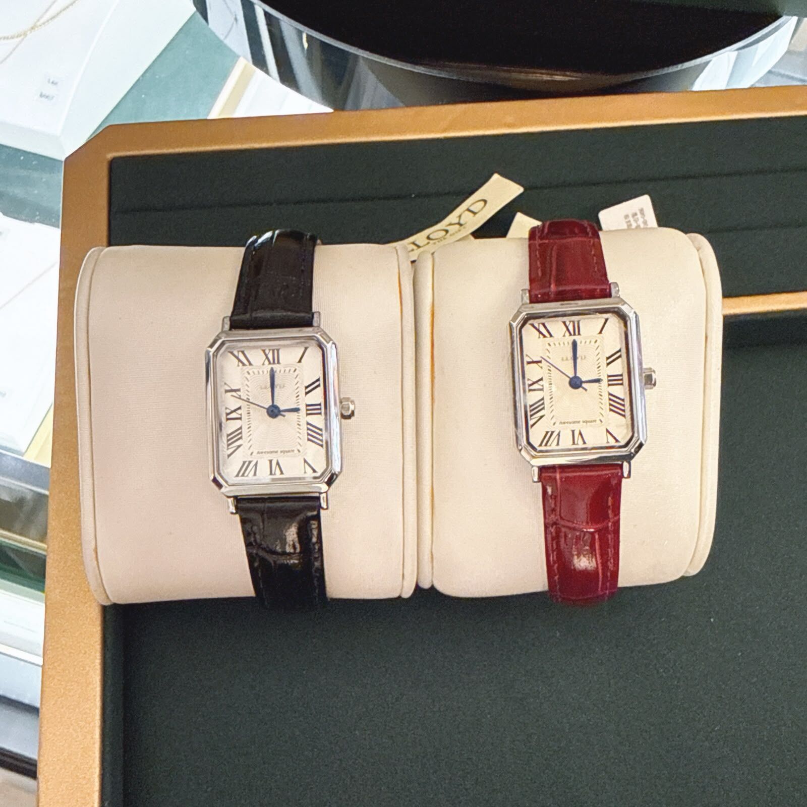 【LLOYD】Awesome Square Women's Leather Watch (K11-K12)