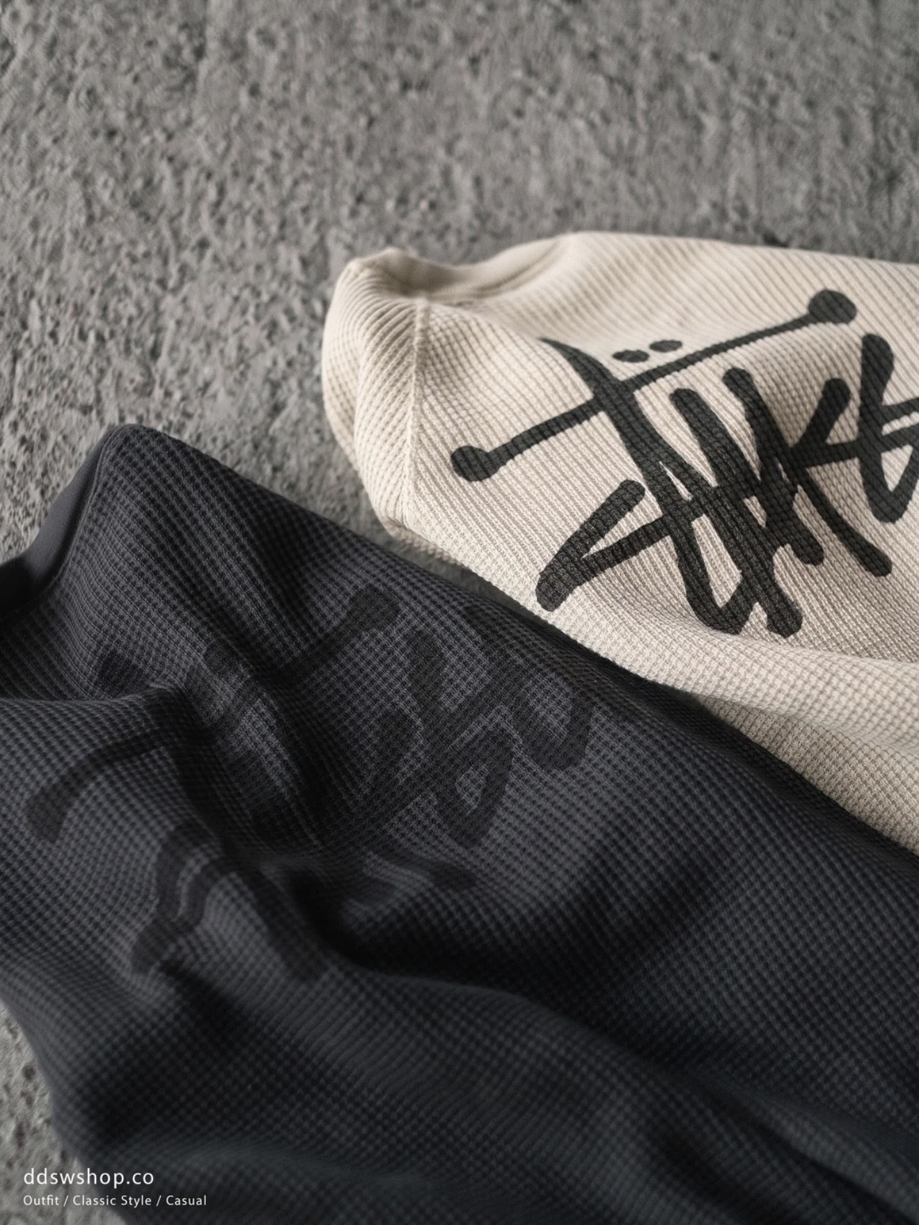 Stüssy BASIC THERMAL 華夫格 大學踢