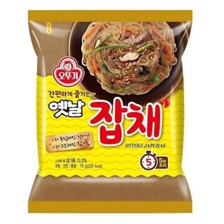 韓國 不倒翁 乾拌冬粉 75g  散裝 4入