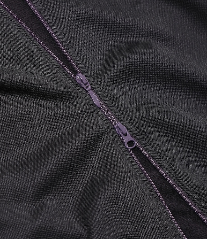 Needles - TY365 Needles Zipped Hoody - Bright Jersey - B-Purple