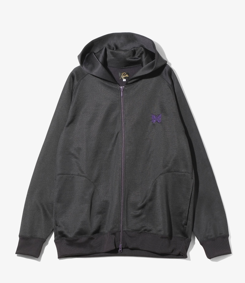 Needles - TY365 Needles Zipped Hoody - Bright Jersey - B-Purple