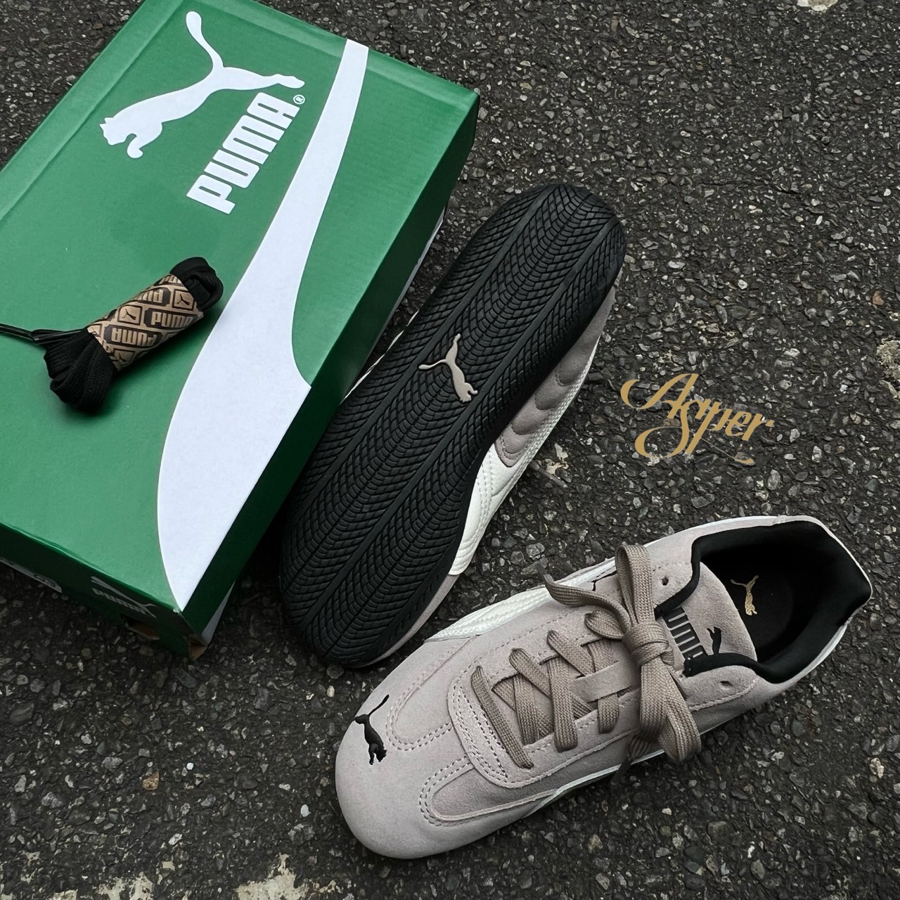 【官網限定】Puma Speedcat OG ''Mouse Gray Black'' 灰黑色 賽車鞋 406329-85 X