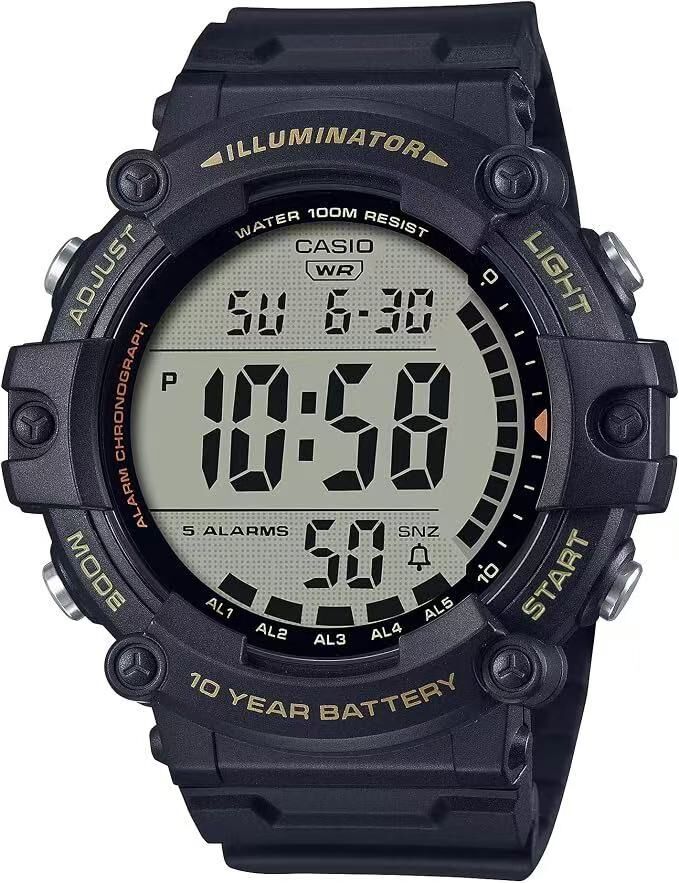 【預購】CASIO N1007205 Illuminator AE1500WH 電子腕錶