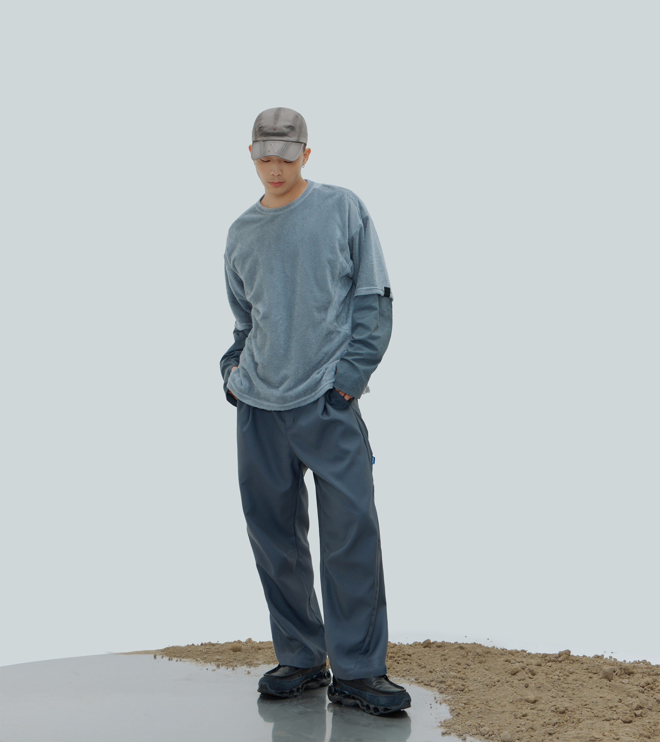 [nozzle quiz] Octa Seam S/S Tee 刷毛短袖