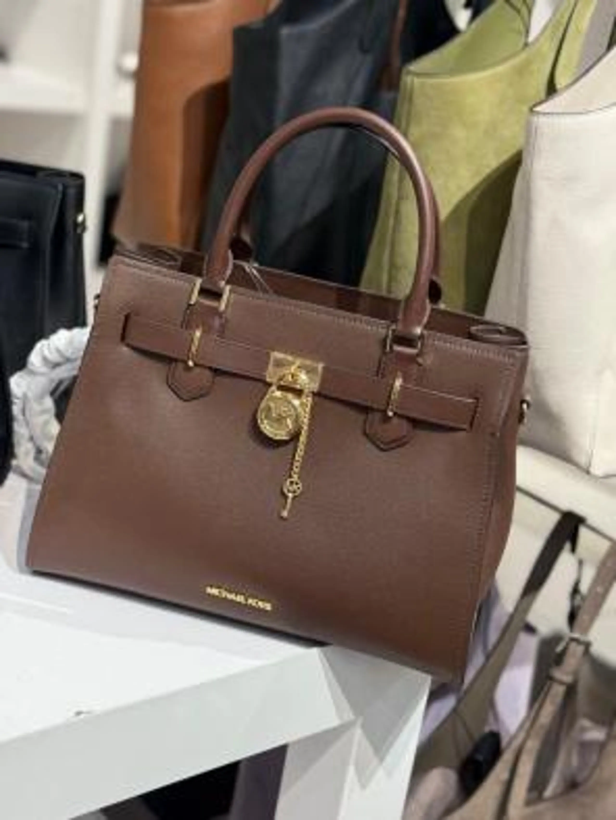 【預購】Michael Kors N100755 Landon 皮革手提包