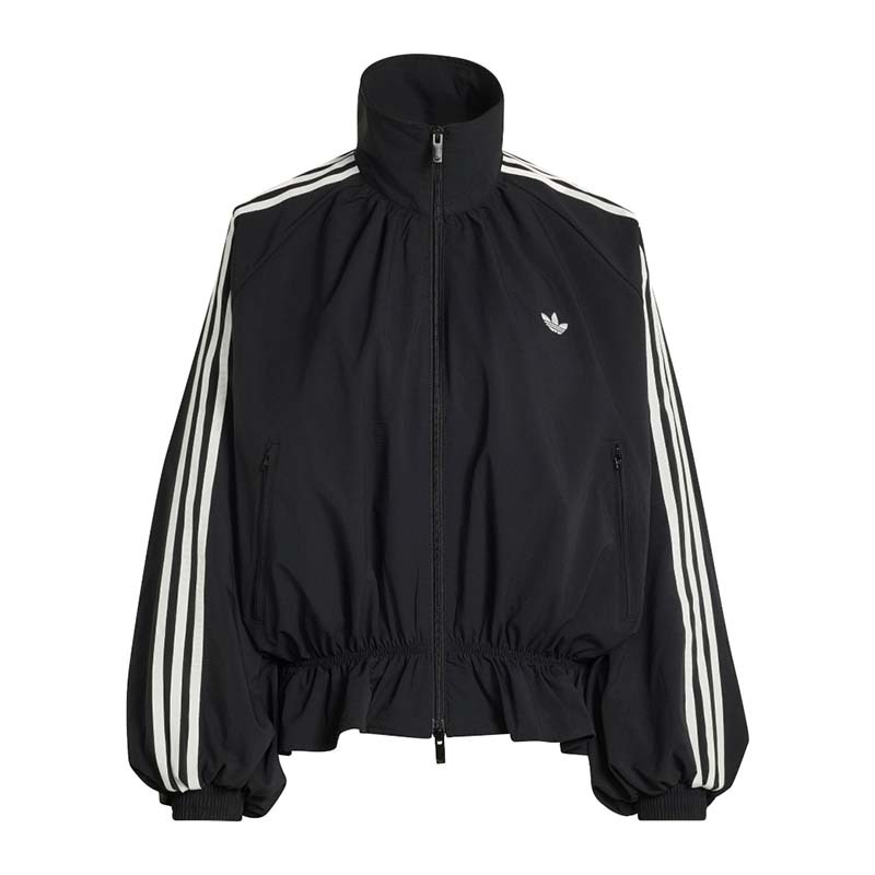 ADIDAS BLOUSY OVERSIZE 運動外套 裙邊 女款 黑色 LG4075 [國內代購]