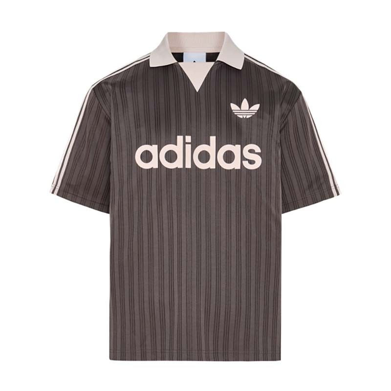 ADIDAS COLLARED GOALIE 足球 短袖上衣 咖啡色 LF9218 [國內代購]