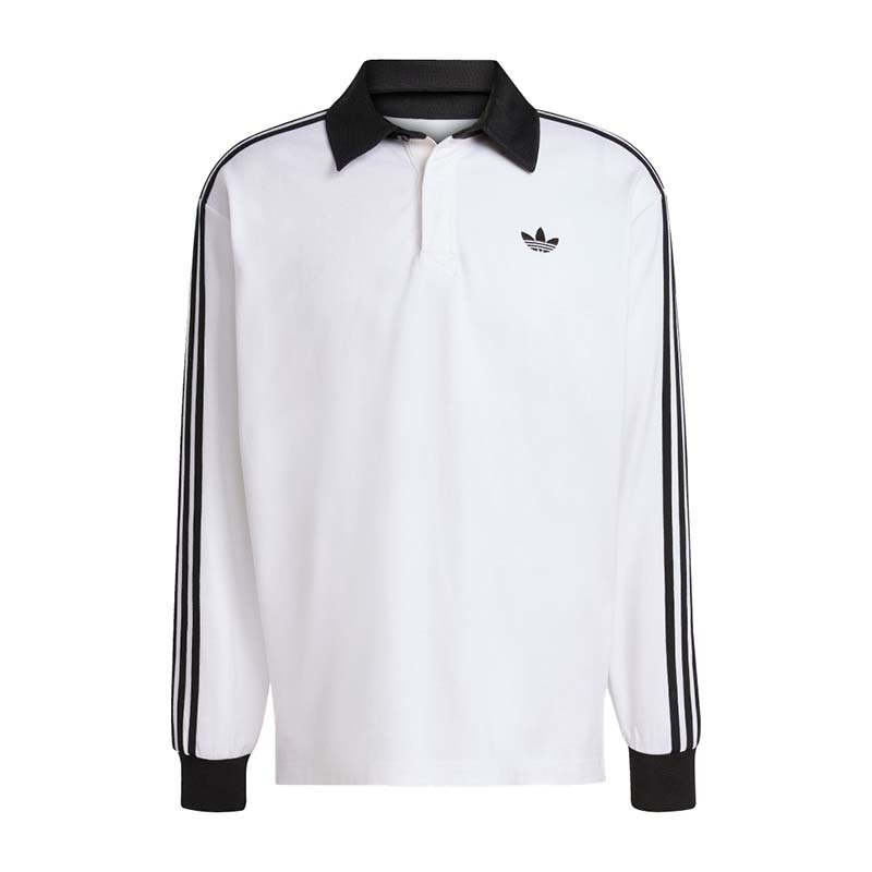 ADIDAS 休閒 長袖 POLO 衫 白色 KE3575 [國內代購]