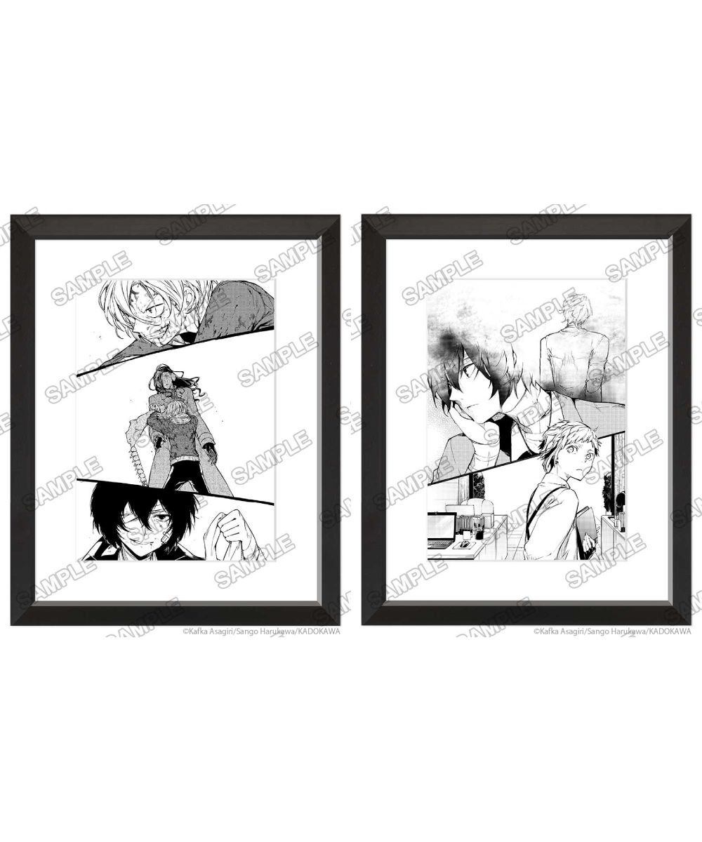 預購-『文豪Stray dogs 』系列 黑白高精細印刷畫 【日本進口精品】