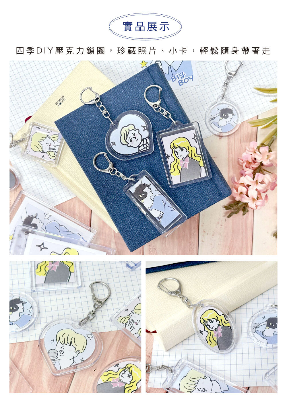 四季紙品 DIY壓克力鎖圈【DIY243】 商品介紹 08