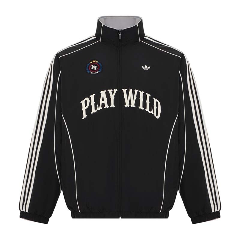ADIDAS WILD 鋪棉夾克 雙面外套 黑白 KX4900 [國內代購]