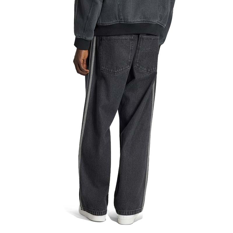 ADIDAS SST JEANS 中腰 直筒 丹寧牛仔褲 黑色 IB6947 [國內代購]
