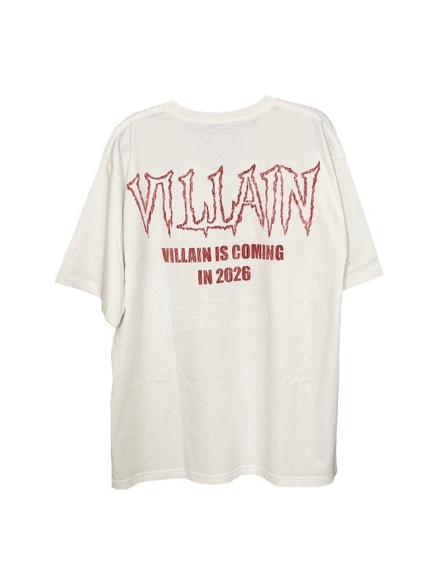 VILLAIN Oversized Short-Sleeve T-Shirt (White)