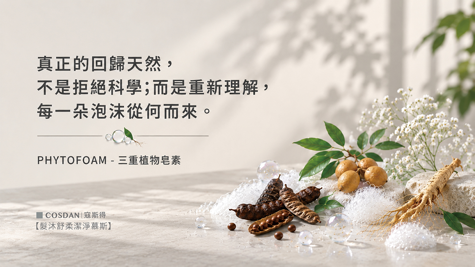 Phytofoam 三重植物皂素 金合歡果 沙棗果 滿天星根
