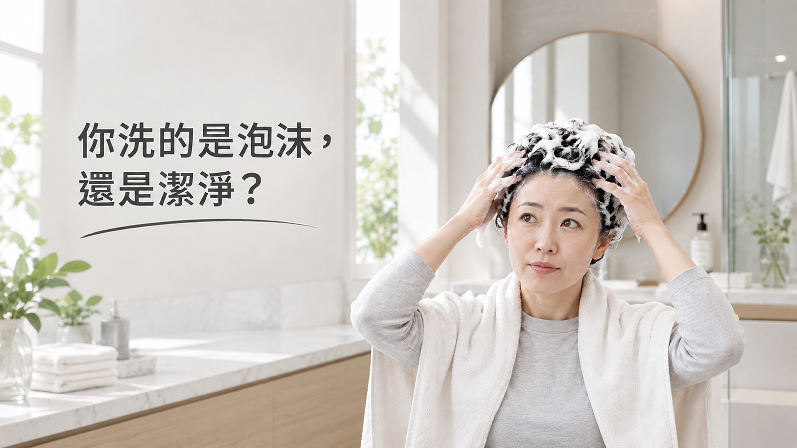 髮沐舒柔潔淨慕絲 洗髮泡沫迷思