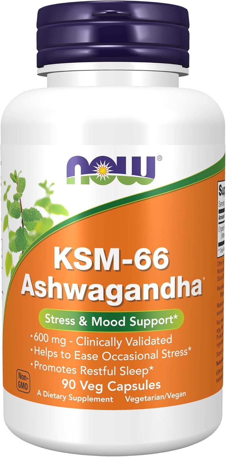 [預購] Now KSM-66南非醉茄 600毫克 90粒 KSM-66 Ashwagandha